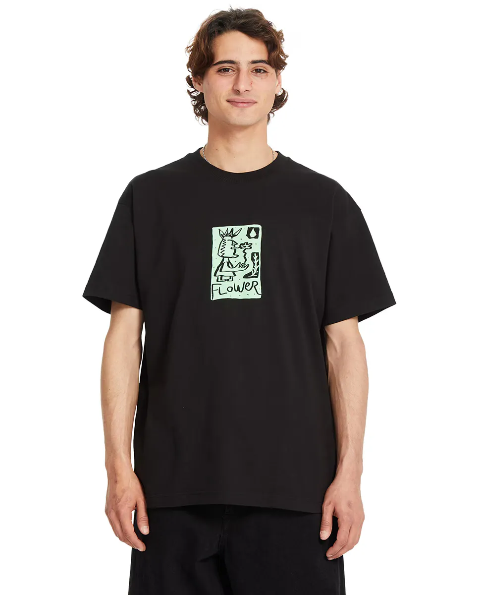 

Мужская футболка с короткими рукавами и круглым вырезом Volcom, чёрный