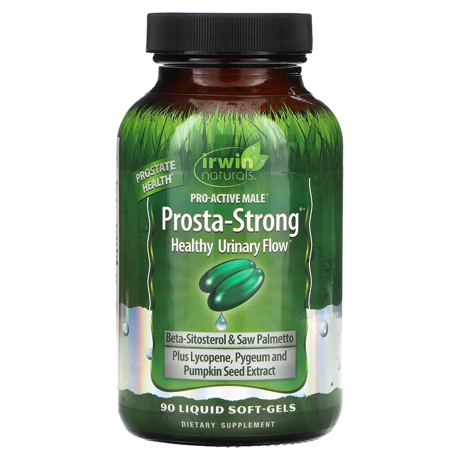 

Добавка Irwin Naturals Pro-Active Male Prosta-Strong Healthy Urinary Flow, 90 мягких капсул