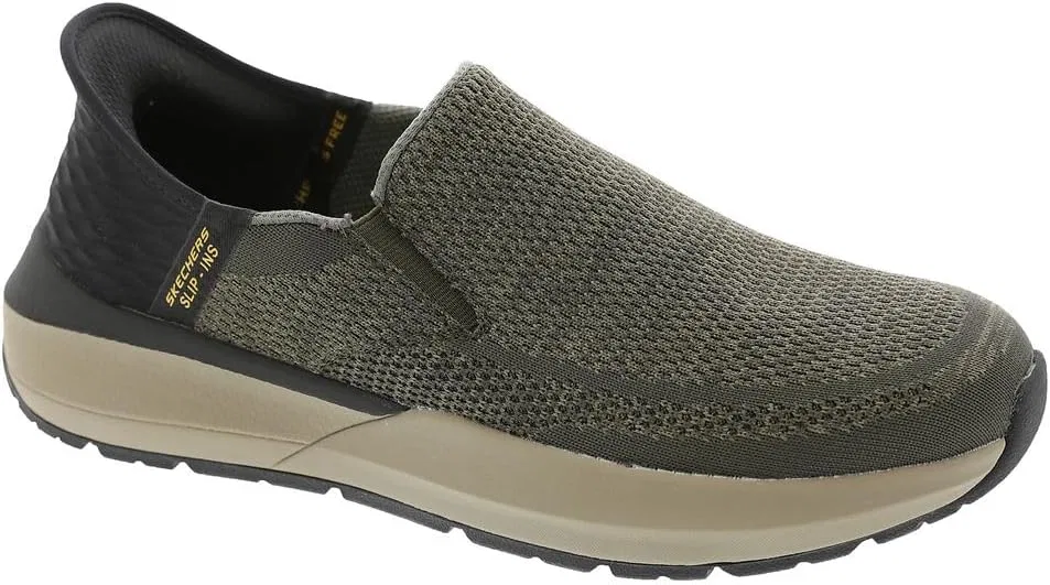 Мужские кроссовки Skechers Neville-Rovelo с технологией Slip-in, серый — фото 2