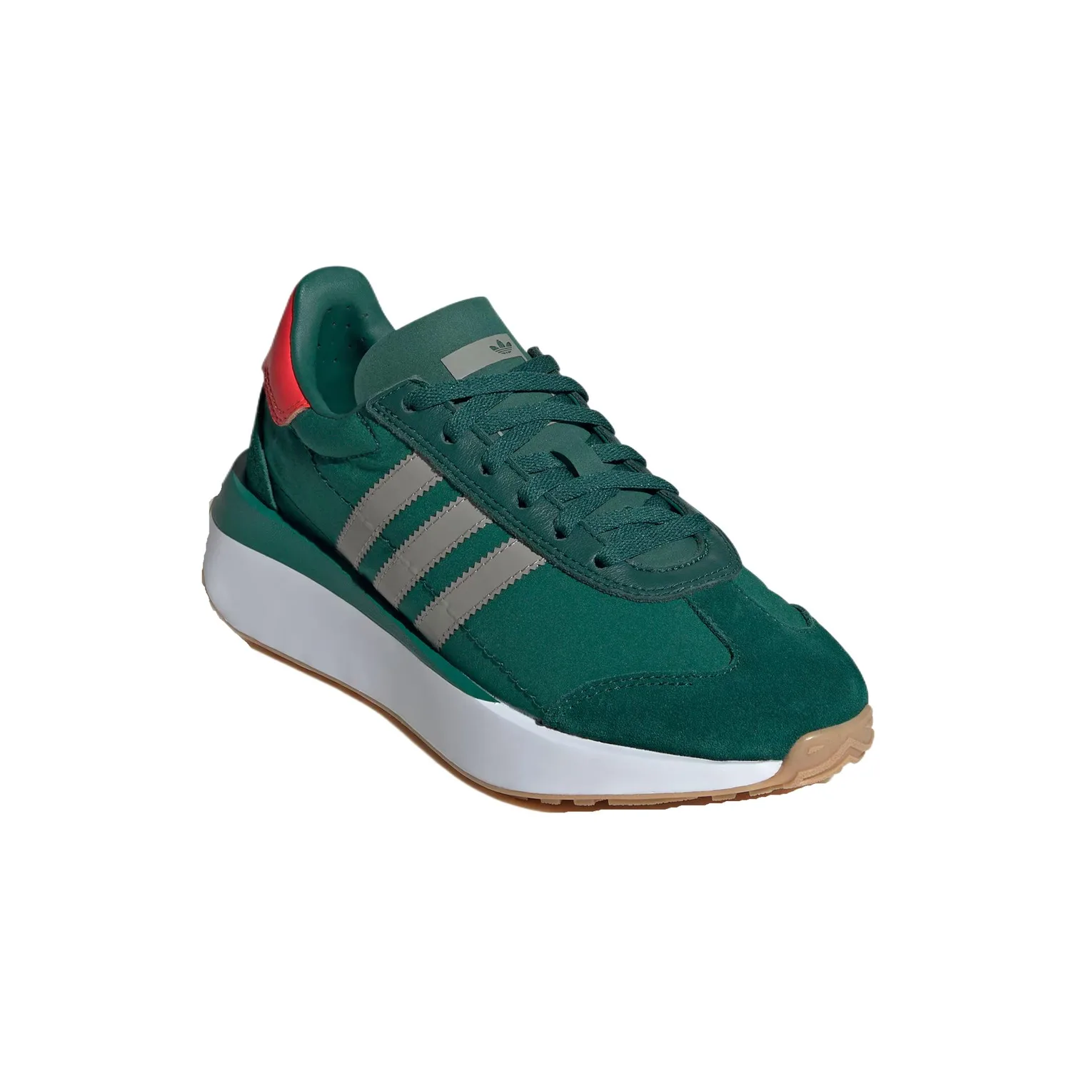 Детские тренировочные кроссовки COUNTRY XLG Adidas Originals, Forest Green/Pebble Dusty Green/Light Red — фото 3