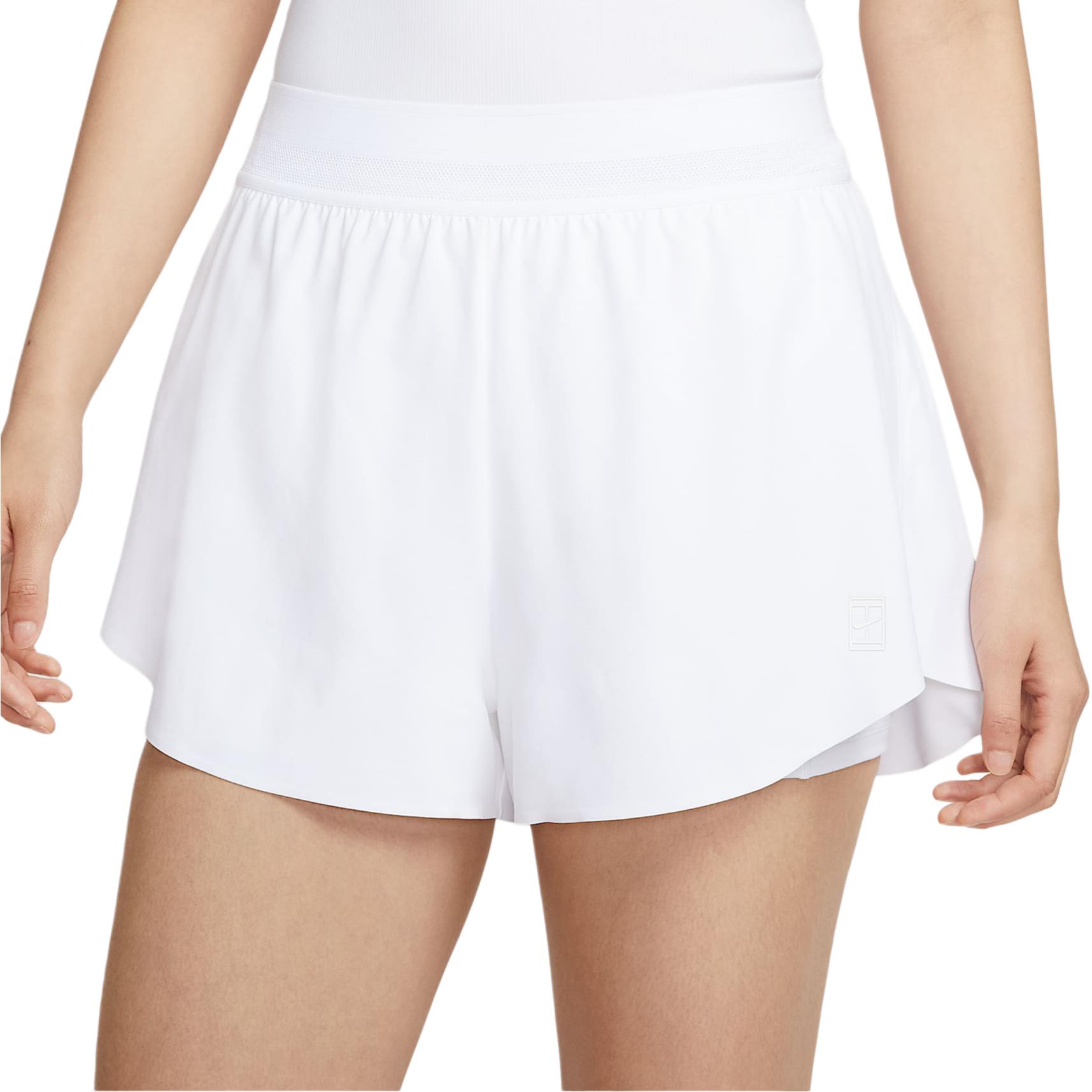 

Теннисная юбка CourtAdvantage Ace Dri FIT женская Nike, белый