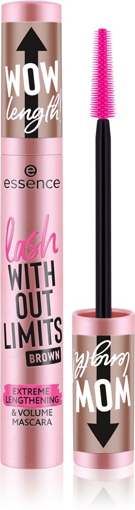 

Без ограничений коричневая тушь для ресниц, придающая объем и удлиняющая Essence, atspalvis 02 brown 13 мл