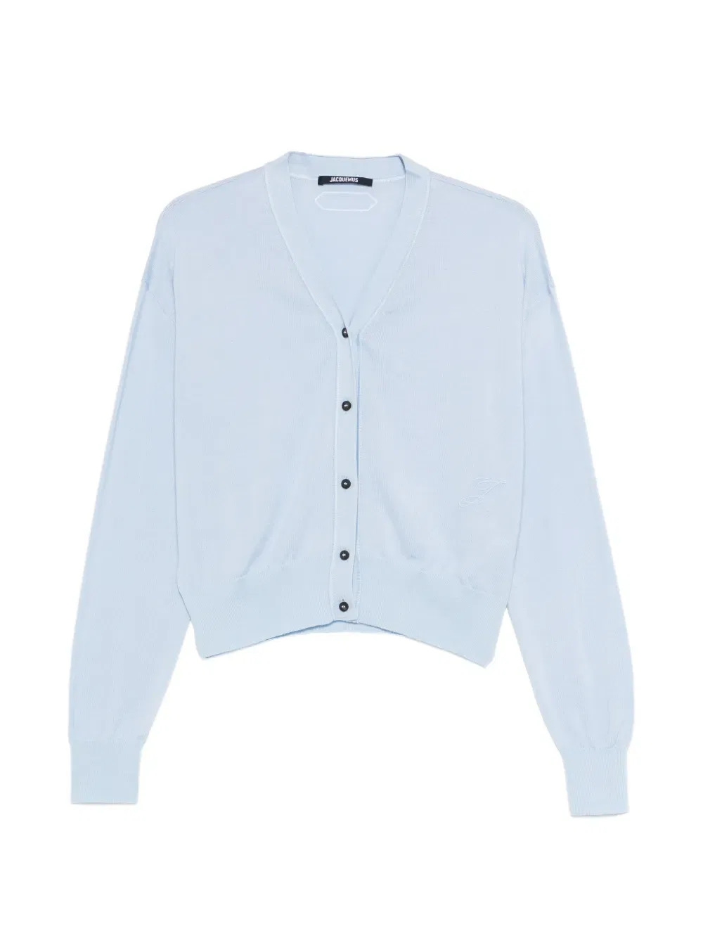 Кардиган с V-образным вырезом и пуговицами Jacquemus, синий