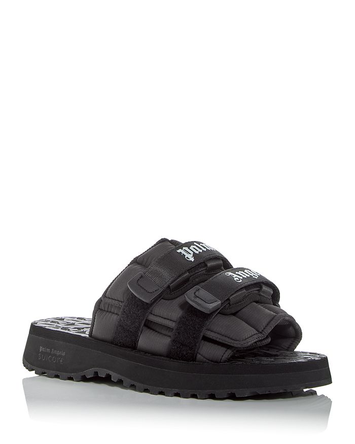 

Мужские сандалии Moto Puff Slide от Suicoke Palm Angels, черный