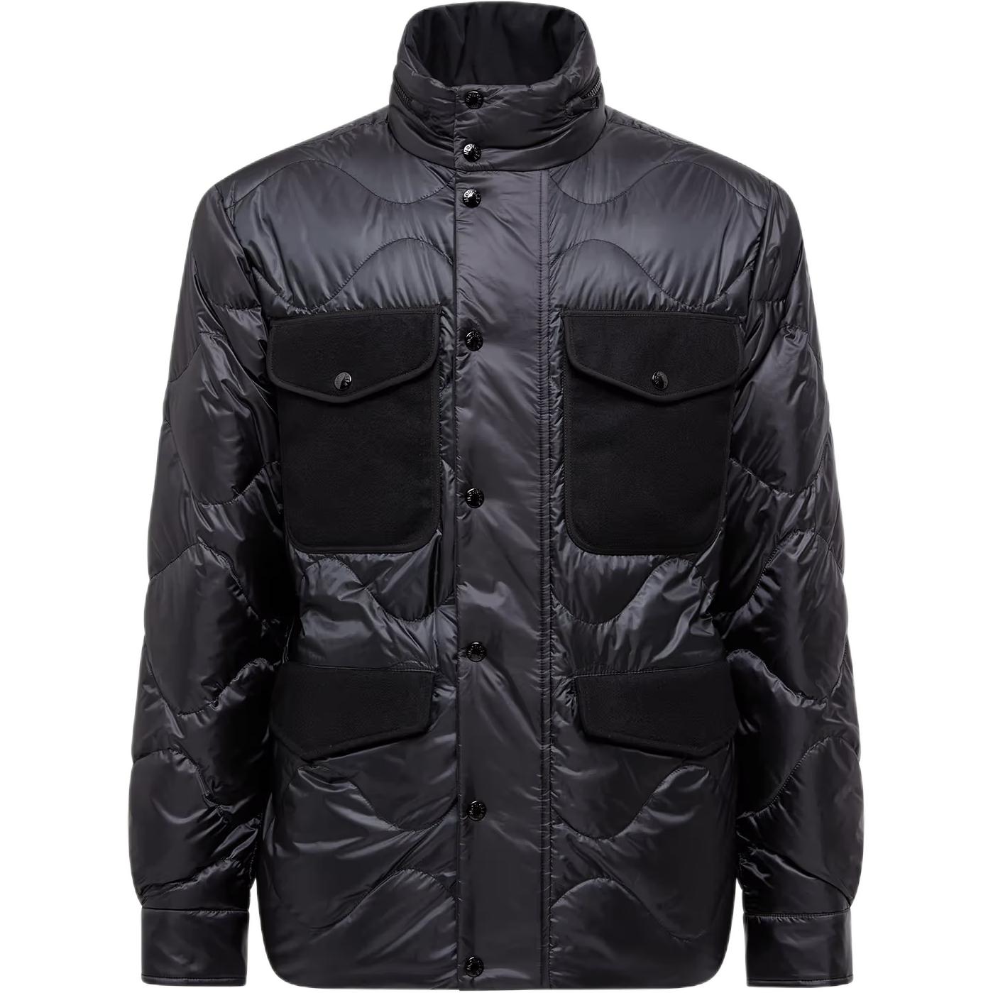 

Бужеан Реверсивная Пуховая Куртка Полевая Куртка Пуховая Мужская Moncler, черный