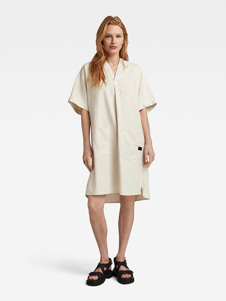 

Длинное платье G-Star, кремовый