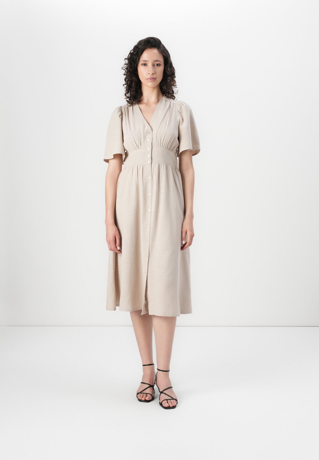 

Платье-рубашка NORA MIDI DRESS JDY, серый