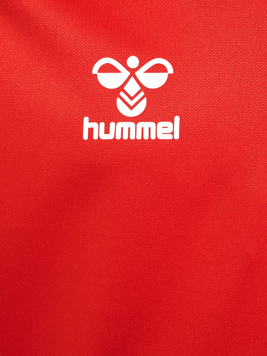 Толстовка Hummel Jacke Mit Kurzem Reißverschluss Hmlessential Half Zip Kids, цвет TRUE RED — фото 3
