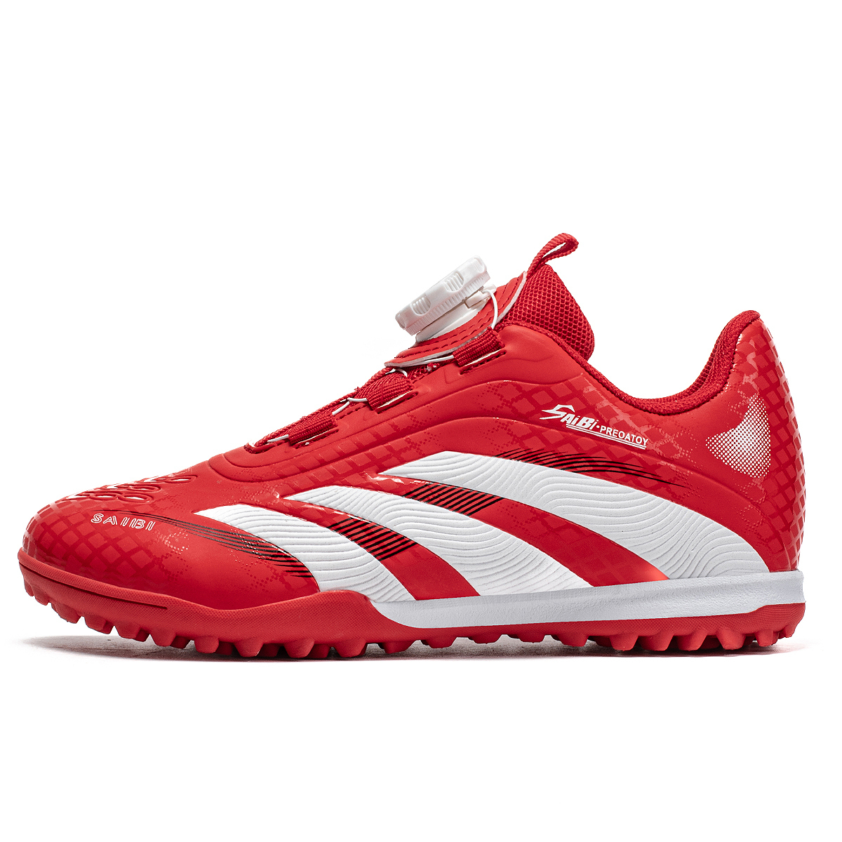 Slip Resistant Shock Absorbers With Abrasion Resistant Properties Low Top Kids' Soccer Shoes Kids' Saibi, черный-long stud — фото 2
