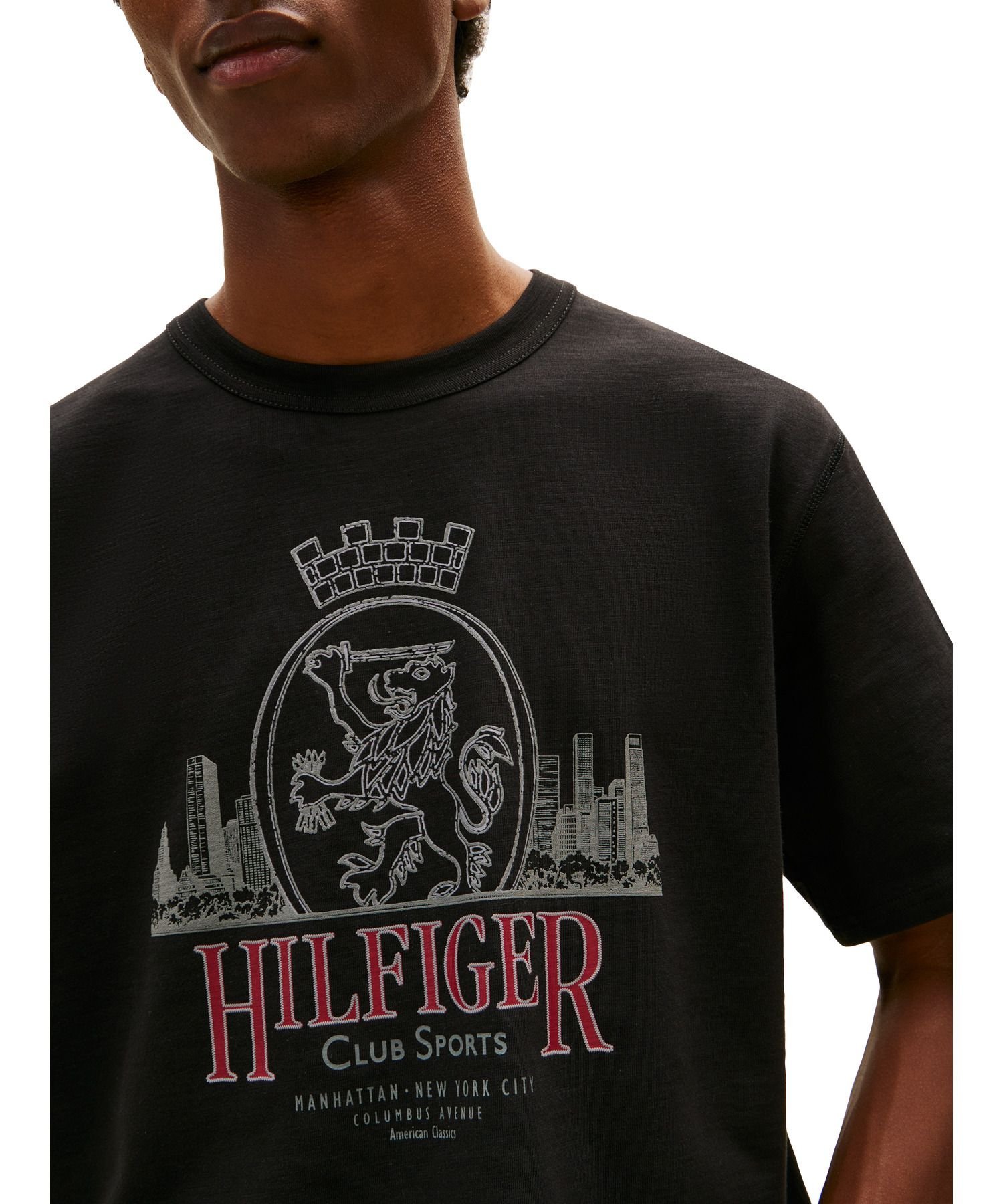 Герб серии «Наследие» TEE TOMMY HILFIGER, Black BDS — фото 2