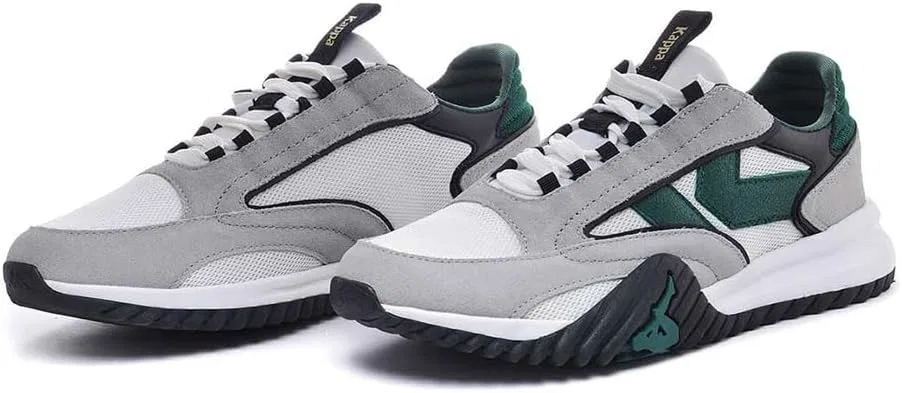Мужские кроссовки Kappa Authentic Ceresol 1, White Green Eden Grey Lt — фото 4