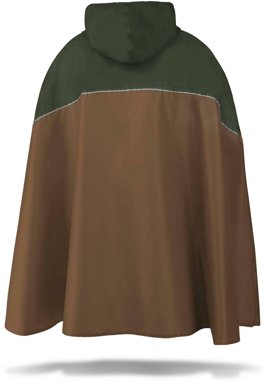 

Парка WASSERDICHTER REGENPONCHO REGENJACKE MIT TASCHE UND REFLEKTOR normani Outdoor Sports, темно-коричневый