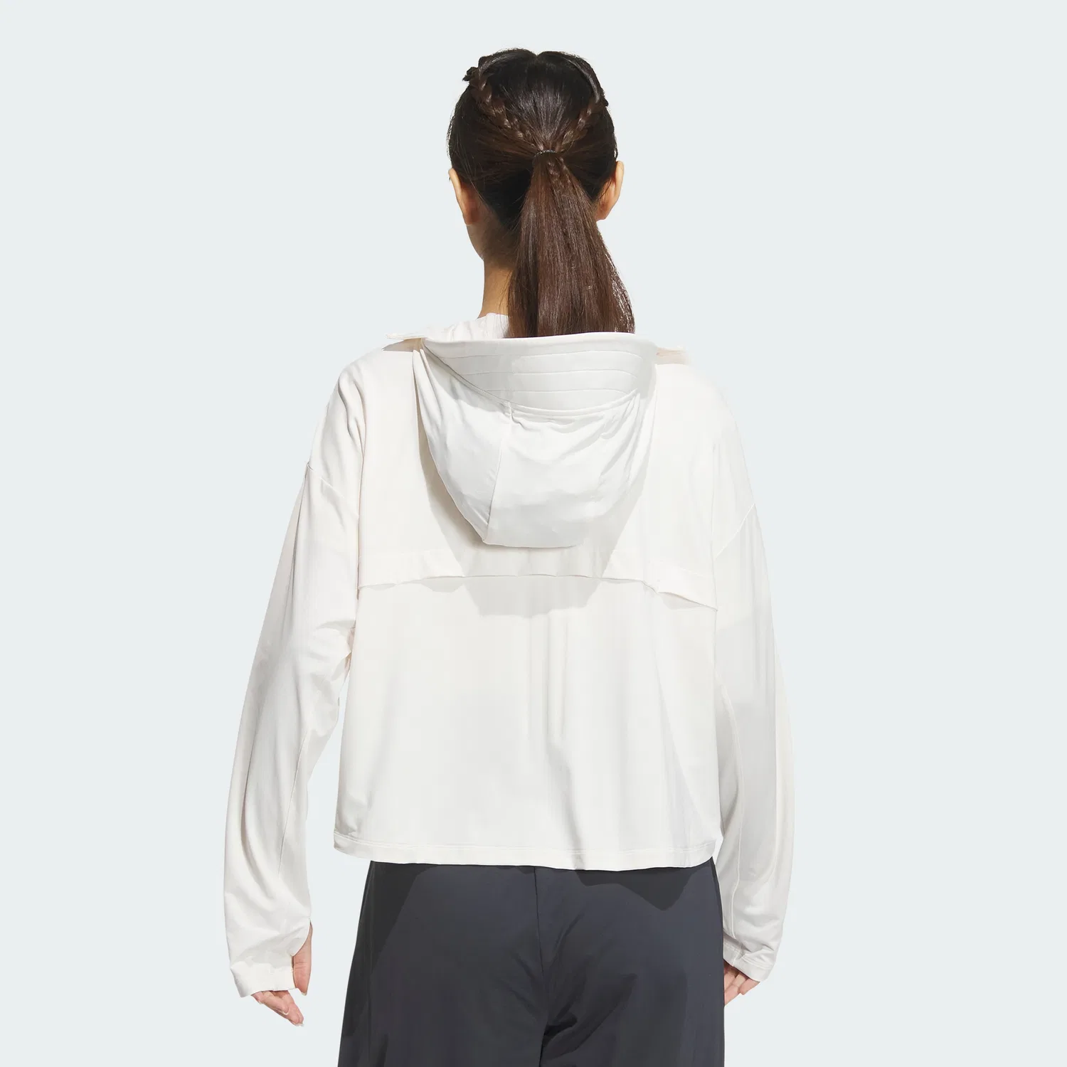 Женская вязаная куртка UPF Chalk White от Adidas — фото 2