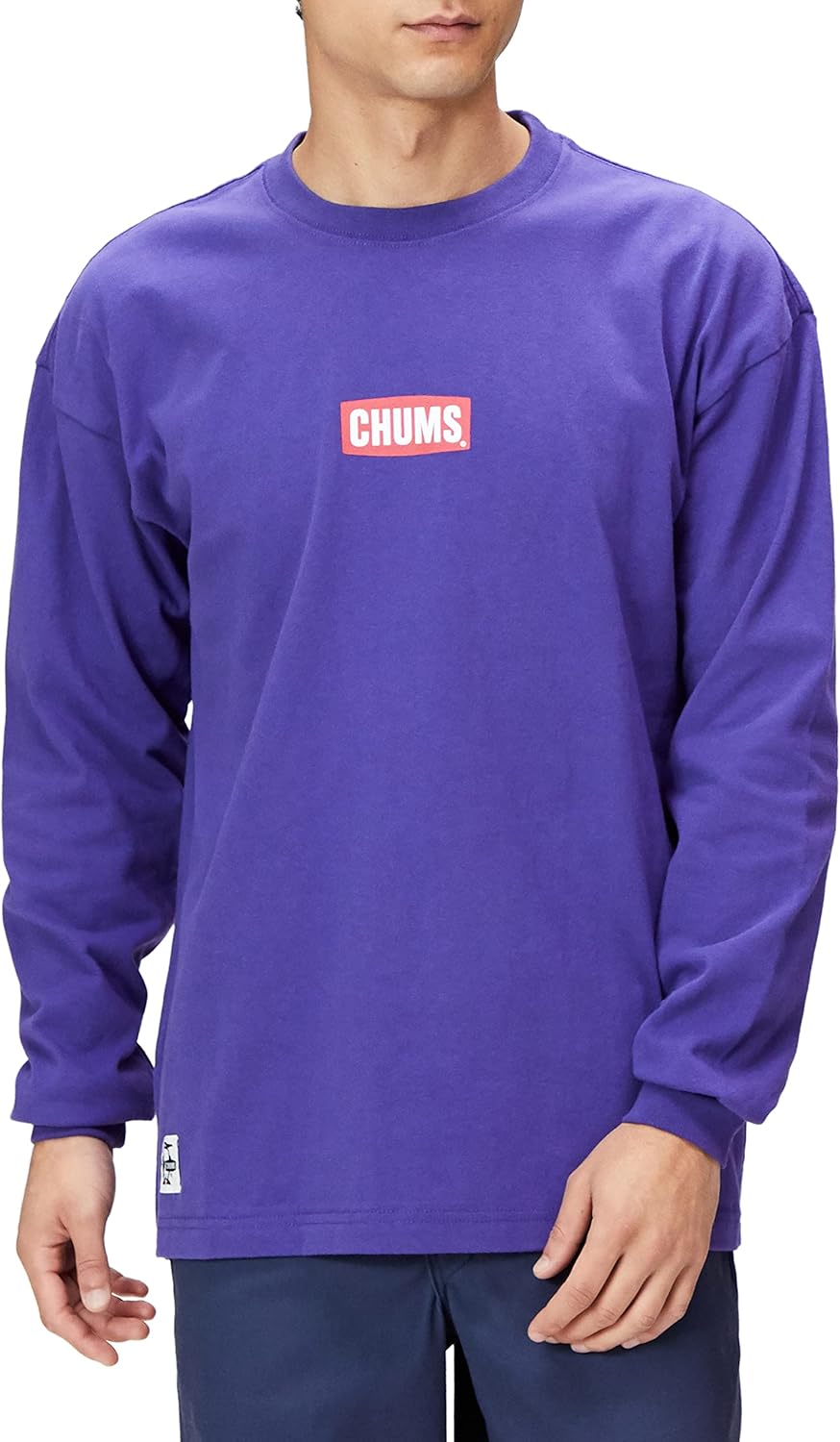 

Футболка Chums Oversized Mini Logo с длинными рукавами, фиолетовый
