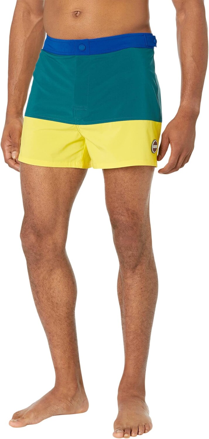 

Плавки COLMAR 35 cm Funny Color-Block Stretch Quick Dry Swim Trunks, цвет Vetiver/Taxi/Yatch