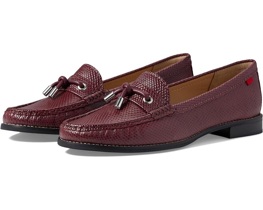 Лоферы Marc Joseph New York Jackson Street, цвет Merlot Embossed