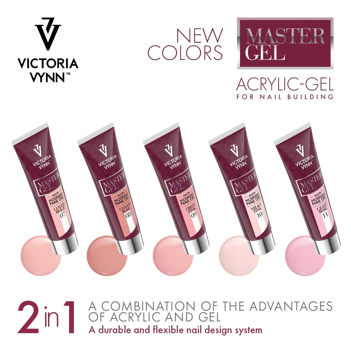 Моделирующий гель Victoria Vynn Master Gel UV LED, 60 г, оттенок 05 Cover Blush Victoria Vynn — фото 2