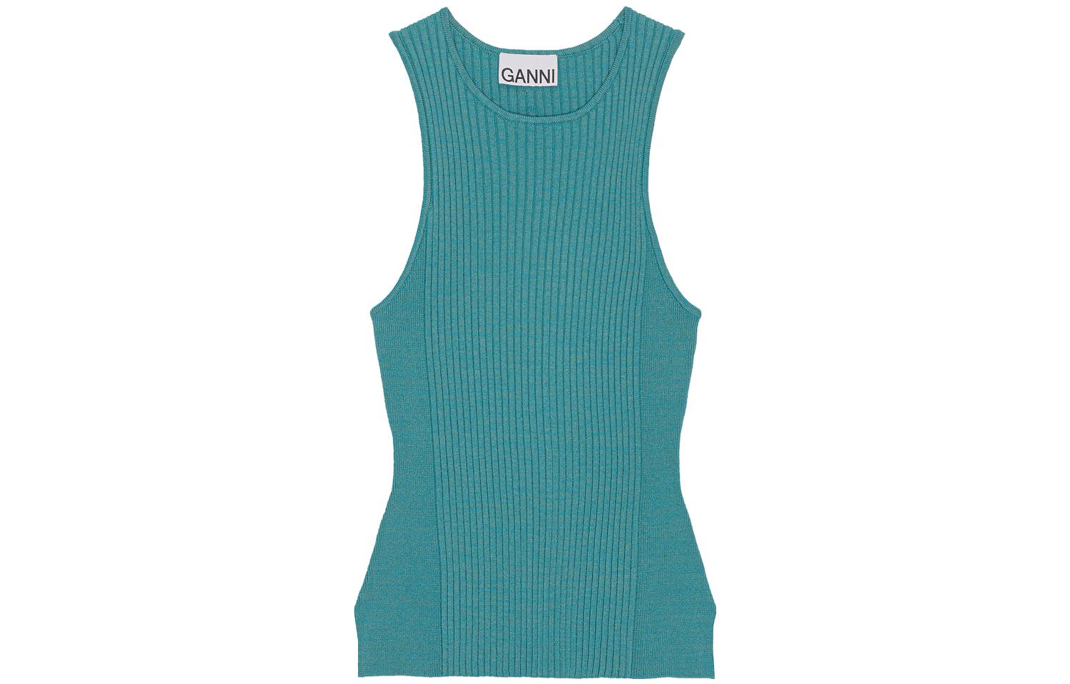 

Майка женская Lake Blue GANNI, Lake Blue