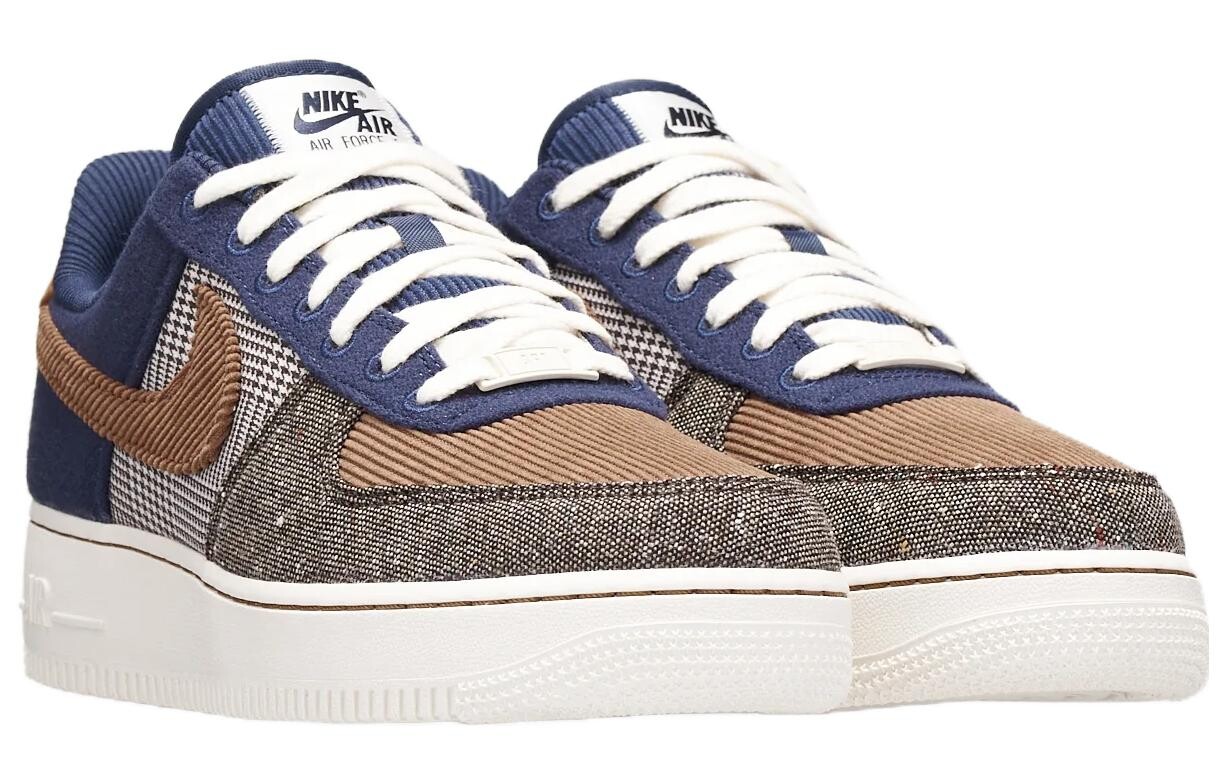 Мужские кроссовки для скейтбординга Nike Air Force 1, Коричневый — фото 3