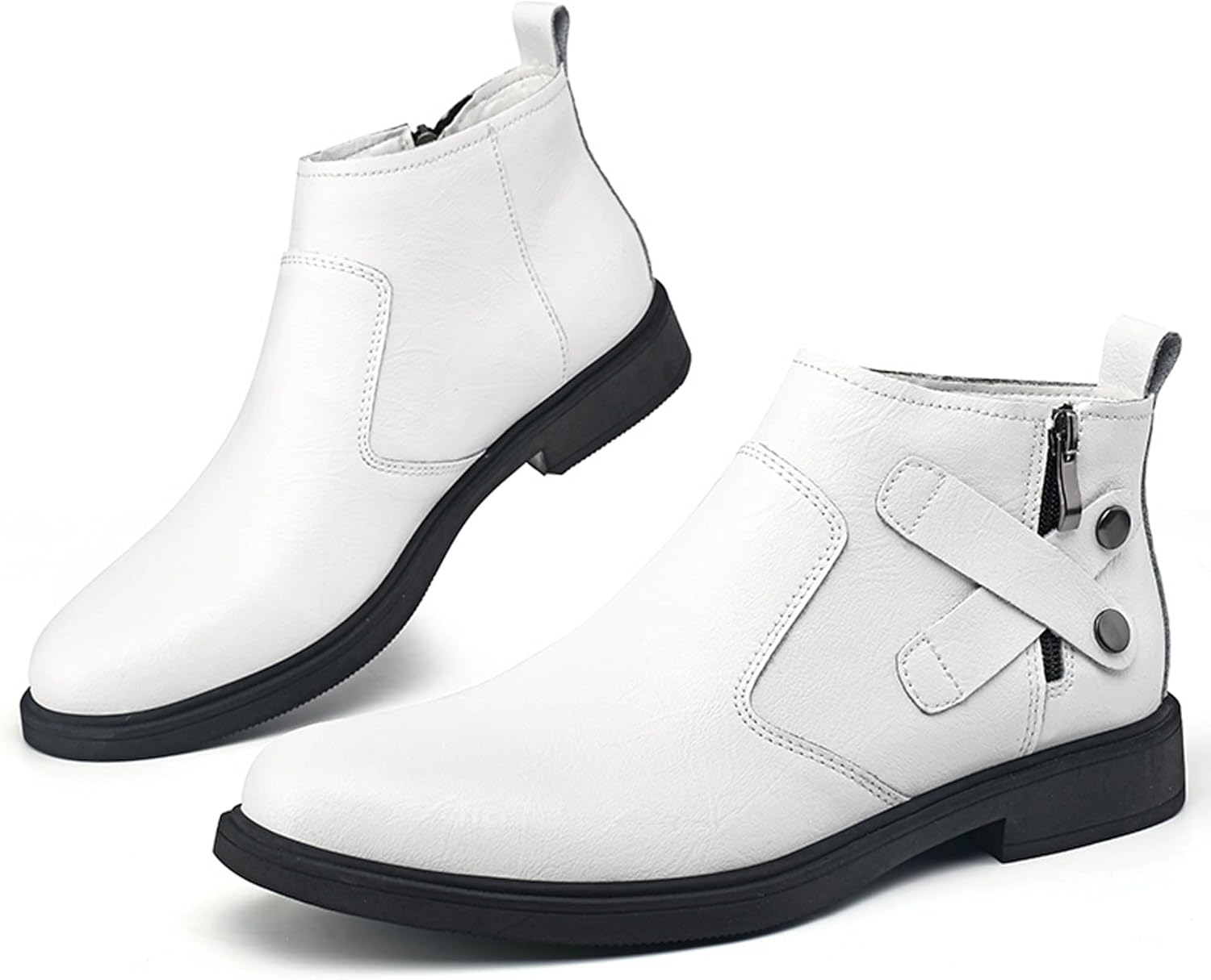 

Мужские западные ковбойские сапоги с заостренным носком Челси Dzbajrqm, белый