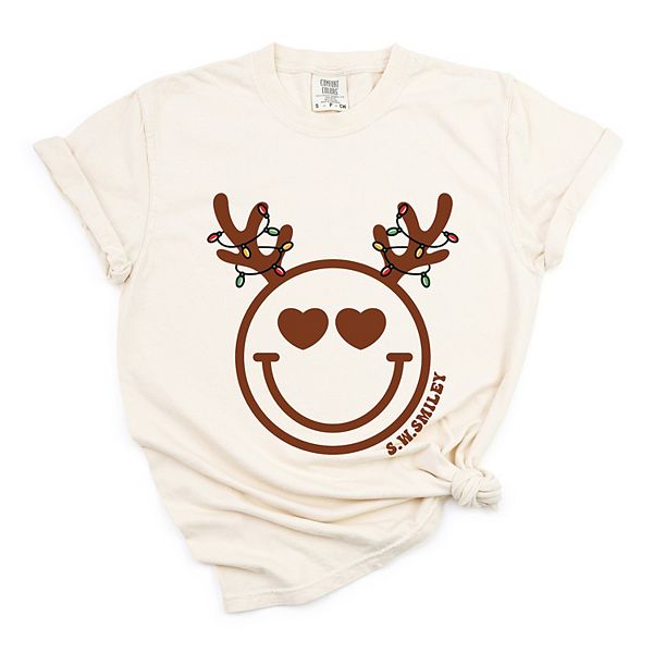 

SWSmiley reindeer lights - женская футболка garment dyed Simply Sage Market, Ivory, Зеленый, SWSmiley reindeer lights - женская футболка garment dyed Simply Sage Market, Ivory