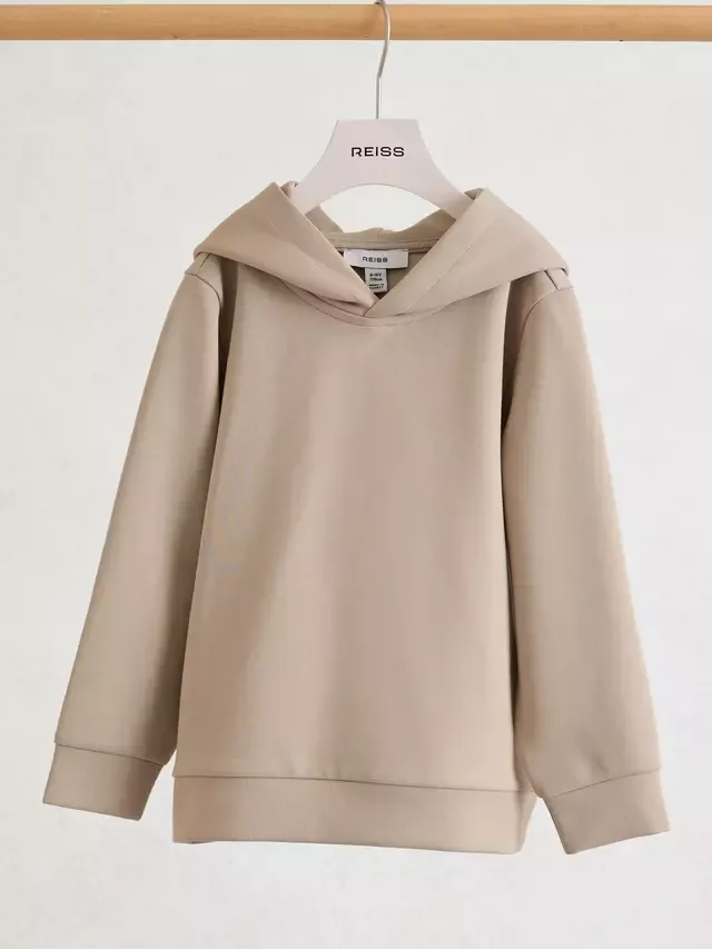 Детская толстовка Fabien Relaxed Hoodie, цвет Камень Reiss — фото 2