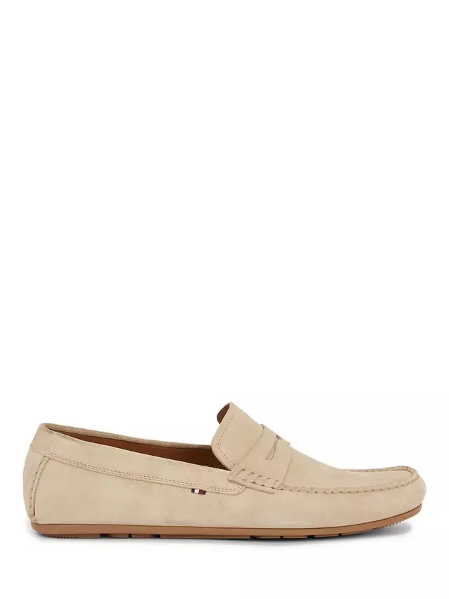 

Лоферы Tommy Hilfiger Suede, бежевый