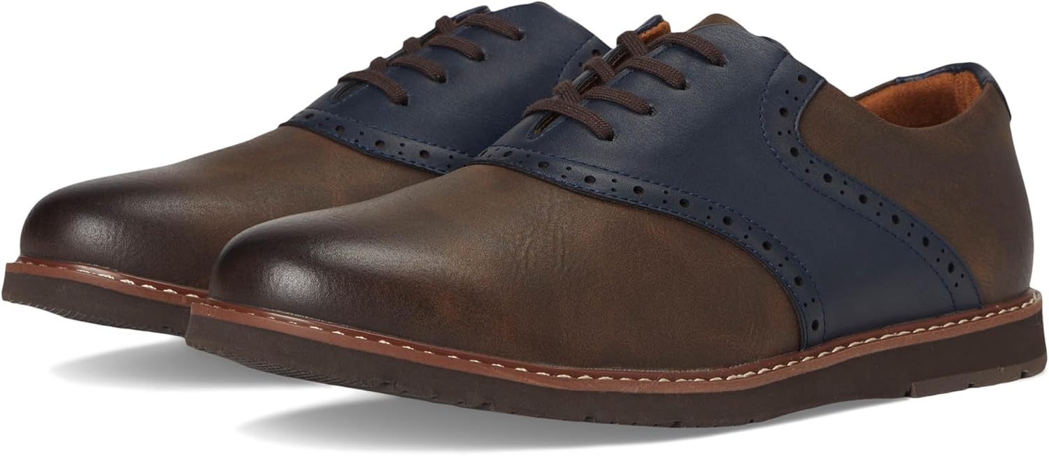 

Детские туфли Florsheim Vibe Jr. с простым мыском и сандалией (малыши/маленькие дети/старшие дети), синий/коричневый/темно-синий