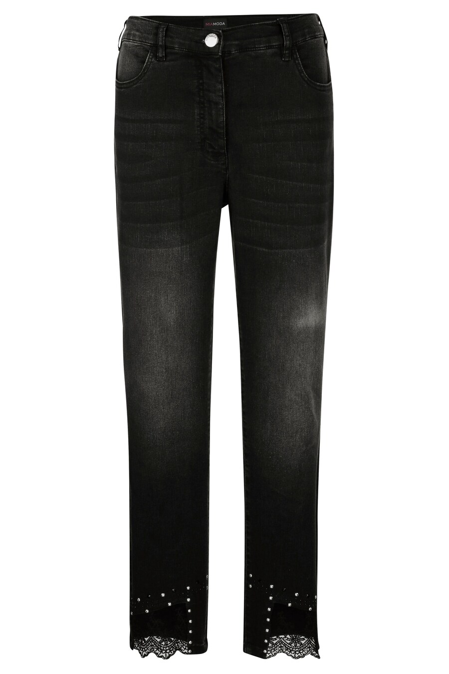 

Джинсы MIAMODA Slim fit Jeans, черный деним