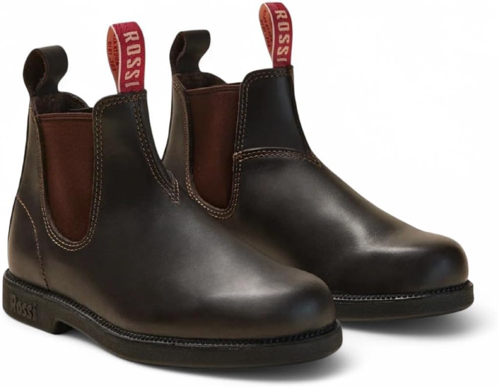 Кожаные челси Rossi Booma 607 австралийские унисекс ботинки до щиколотки Infinity Leather, красный — фото 3