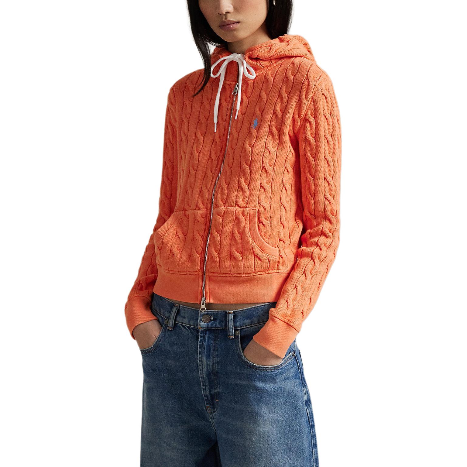 Polo Ralph Lauren Кардиган с капюшоном в стиле кабельной вязки — фото 4