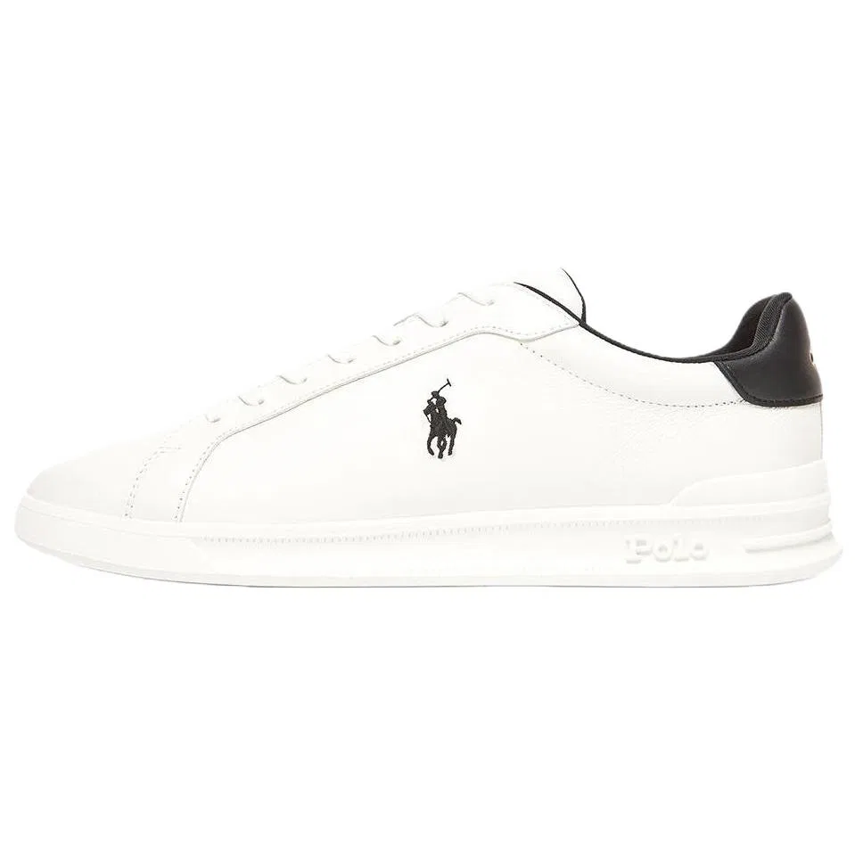 Кеды на низком ходу из коровьей кожи Polo Ralph Lauren белые