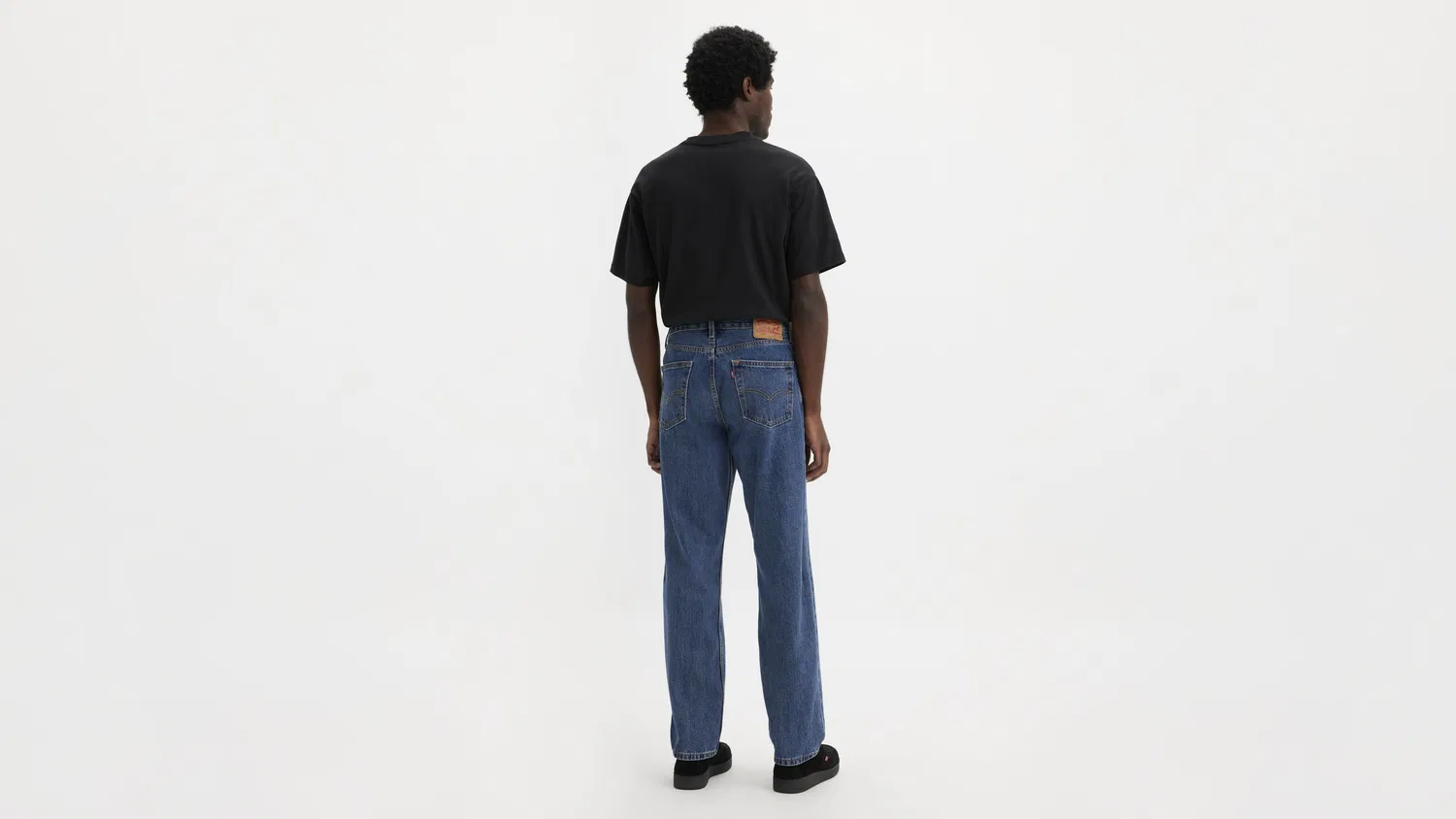 Мужские джинсы 505 Regular Levi's, темно-синий вымытый — фото 3
