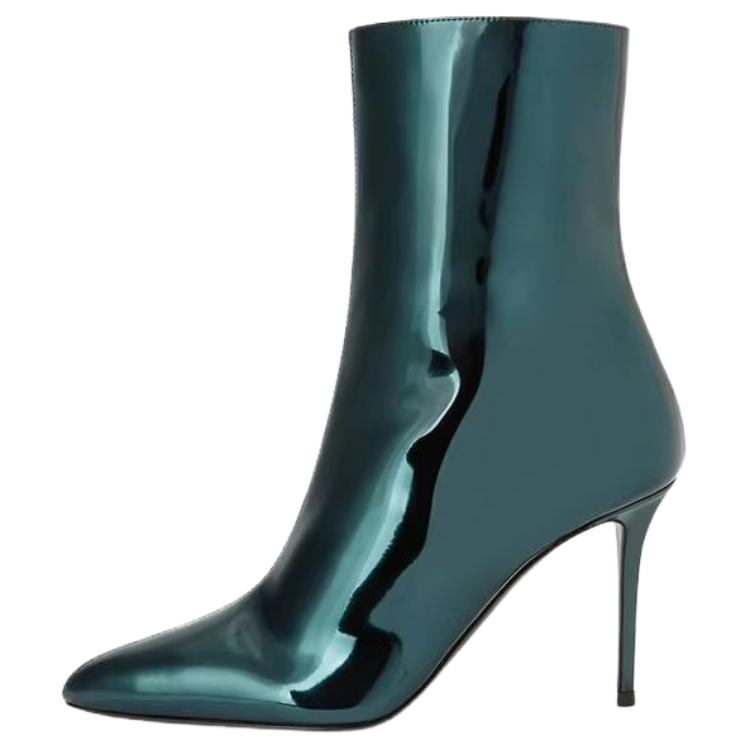 Женские ботильоны на шпильке Giuseppe Zanotti, Green