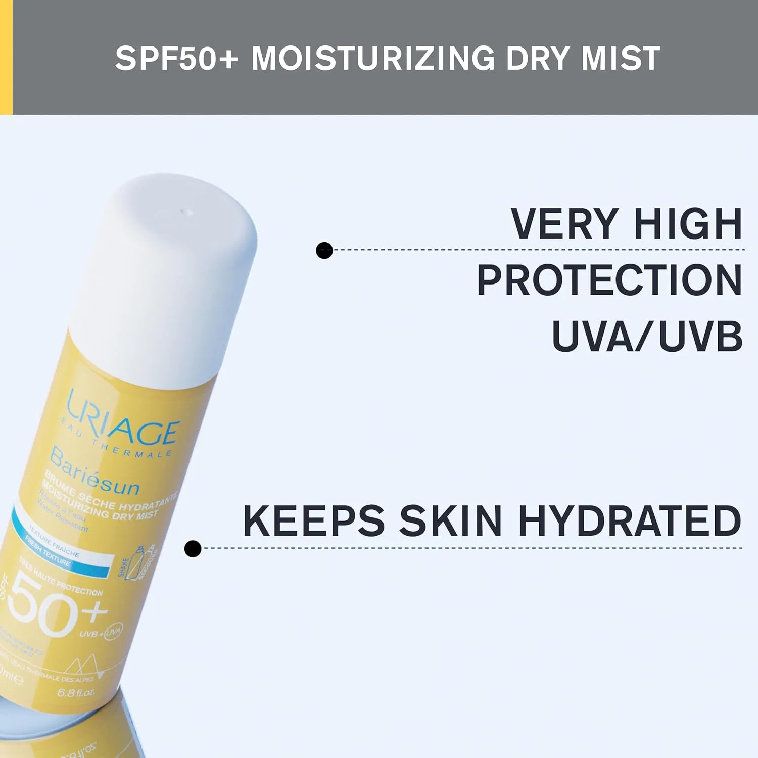 Солнцезащитный спрей «Bariesun Spray Mist» SPF50+ от Uriage, 200 мл Uriage — фото 4