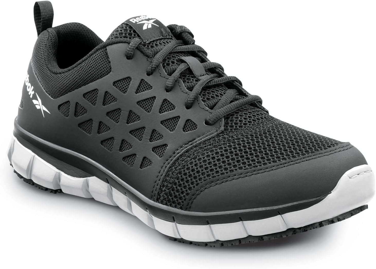 Мужские и строительные кроссовки Reebok Sublite Cushion, черный/серый — фото 2