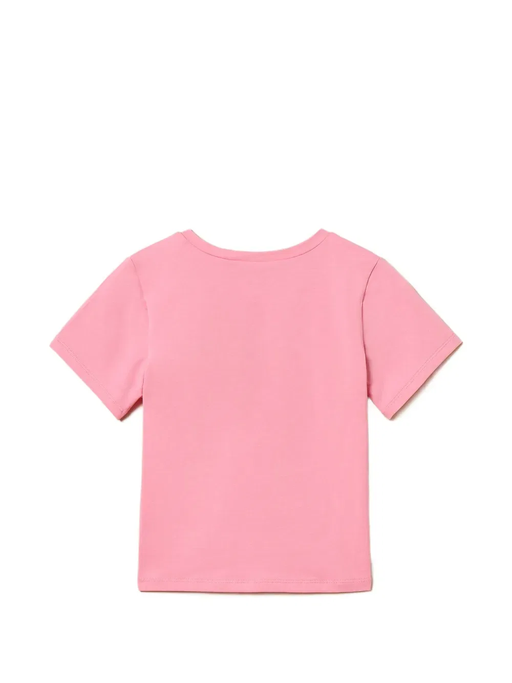 Футболка с вышивкой Twinset Kids, розовый — фото 2
