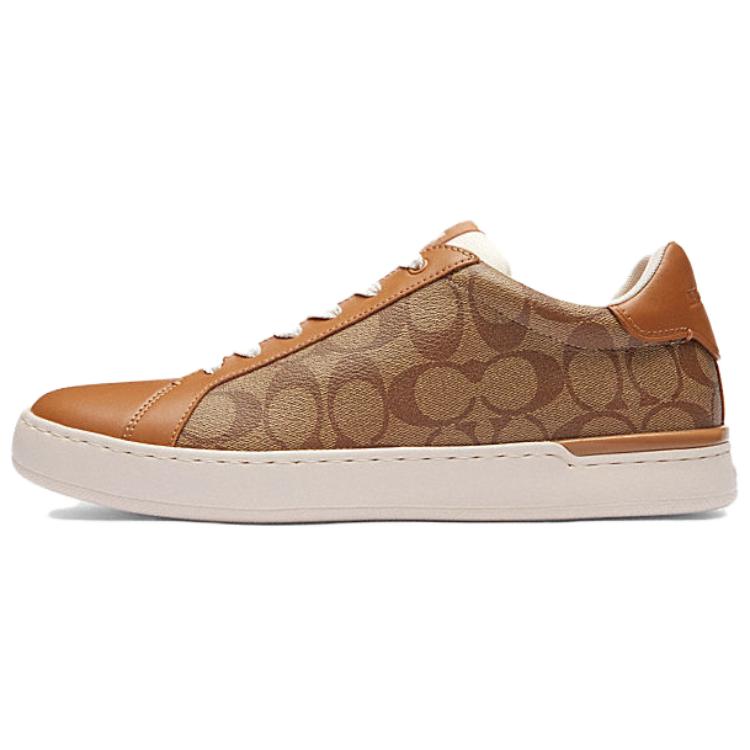 

COACH Кроссовки Clip Low-Top для скейтбординга, мужские, цвета хаки/светлый хаки