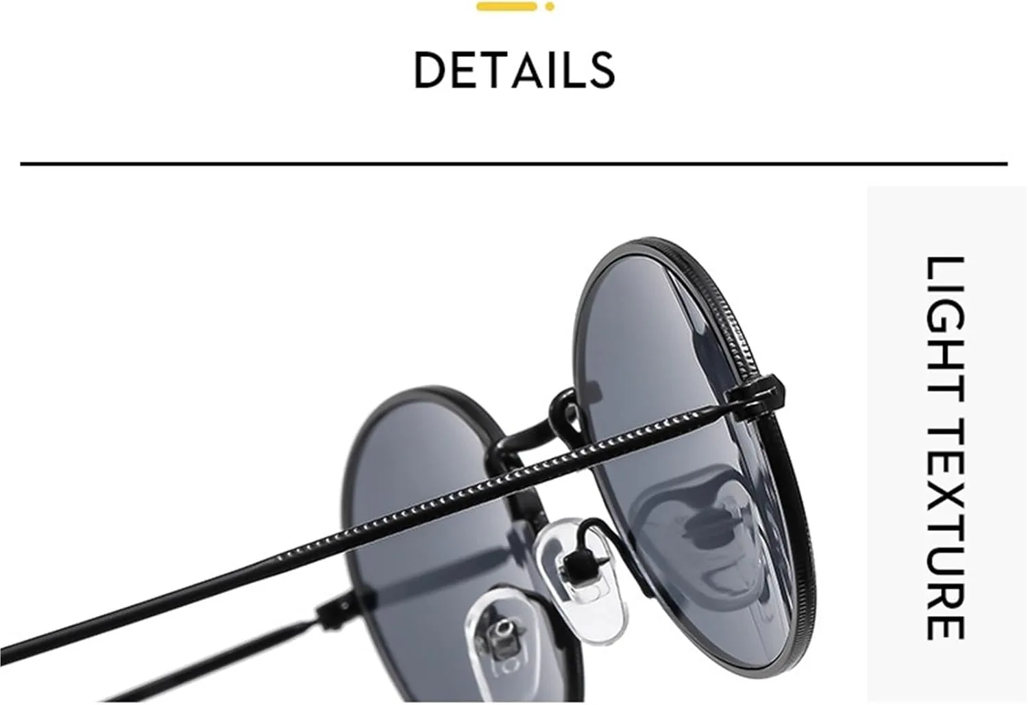 

Мужские солнцезащитные очки для вождения из металла, модель 2026, для отдыха, женская солнцезащитная оправа небольшого размера для активного отдыха generic, Yellow