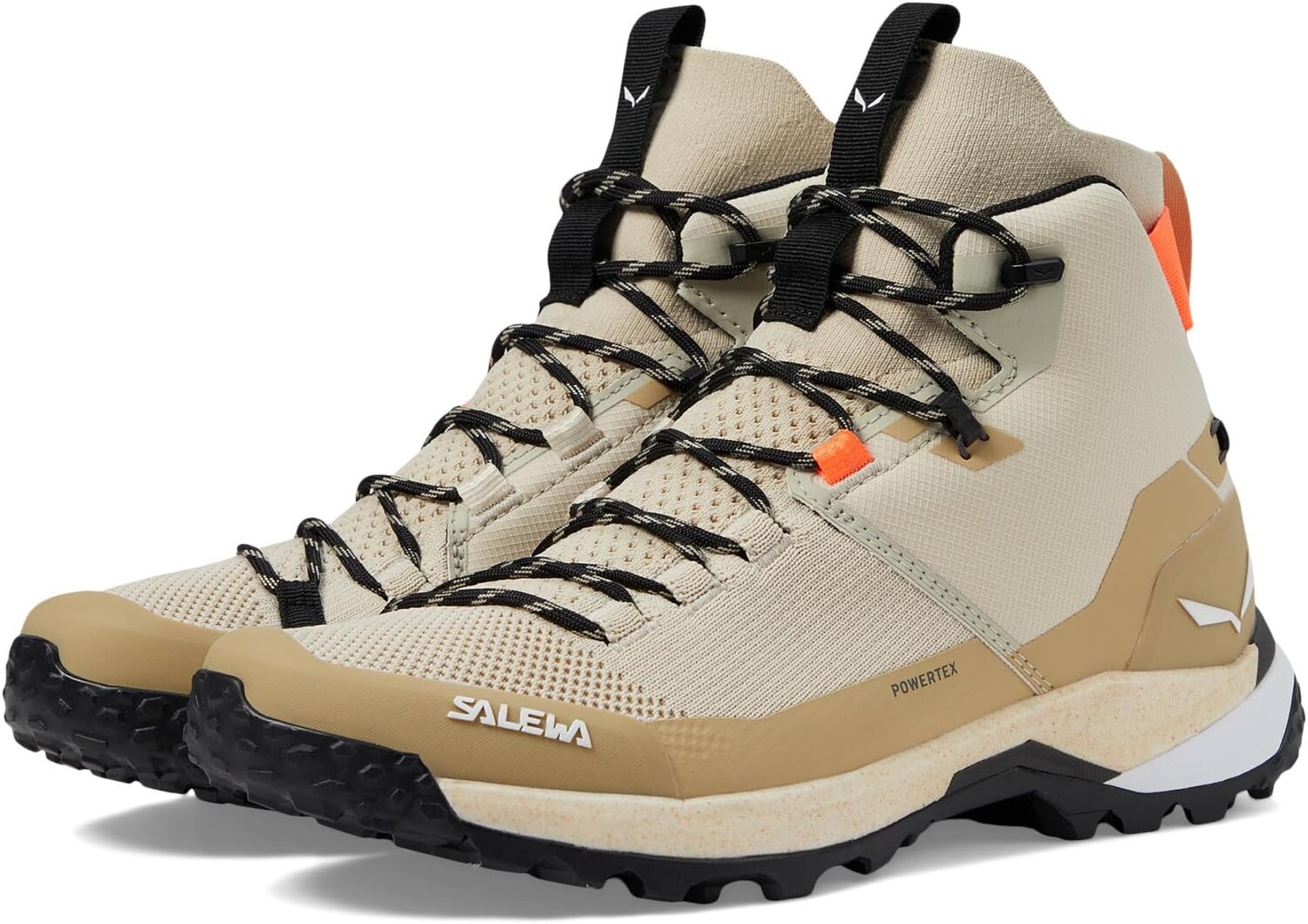 

Ботинки SALEWA Puez Knit Mid PTX, цвет Oatmeal/Quicksand