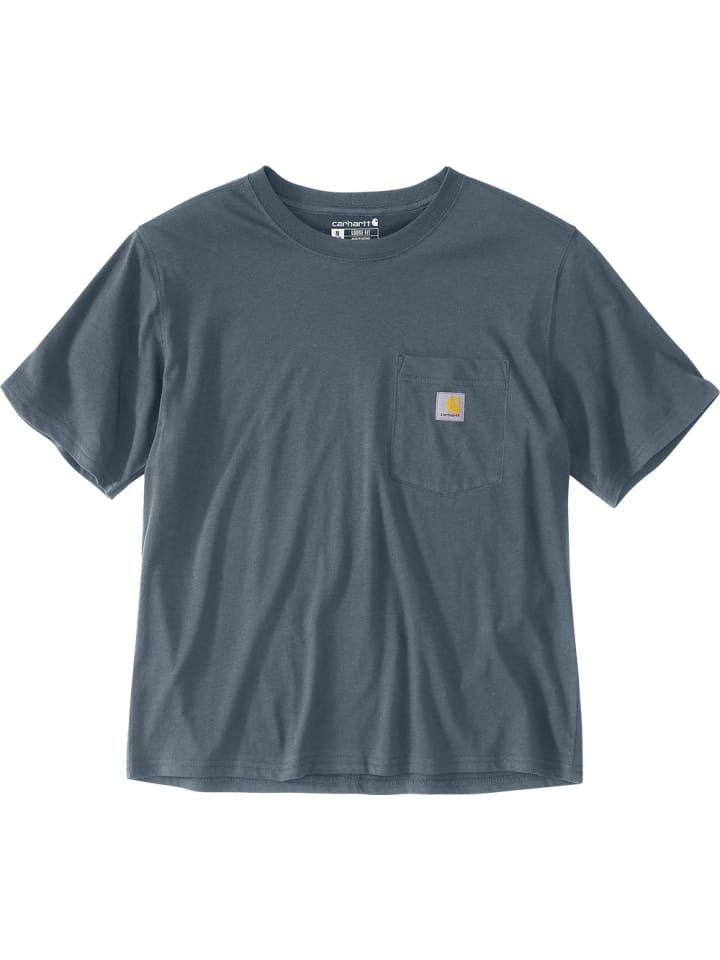 

CARHARTT Футболка "Свободная футболка из целлюлозного волокна" синего цвета, Синий, CARHARTT Футболка "Свободная футболка из целлюлозного волокна" синего цвета