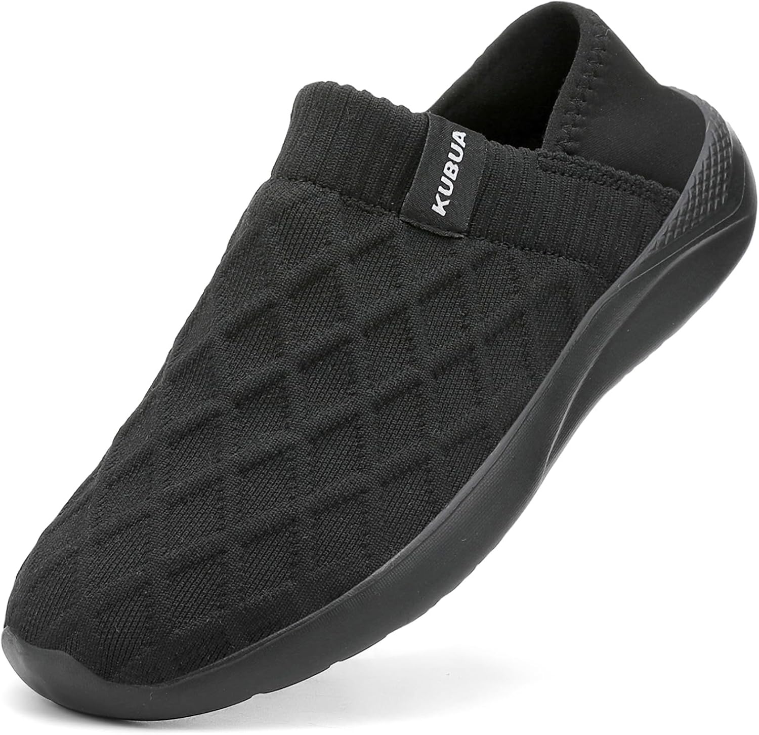 

Мужские и женские тапочки KUBUA, легкие домашние туфли для улицы, дышащие, без шнурков, черный