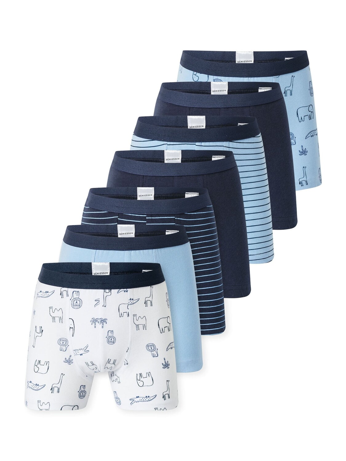 

SCHIESSER Трусы '95/5' в цвете Blue, Light Blue, White