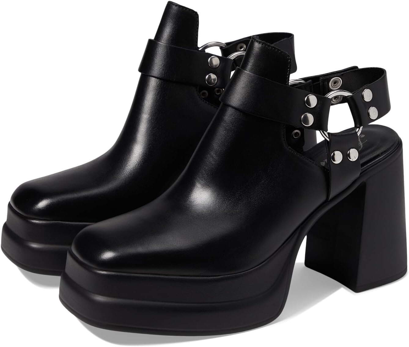 

Ботильоны на каблуке Hybrid Harness Boot Free People, черная кожа, Черный, Ботильоны на каблуке Hybrid Harness Boot Free People, черная кожа