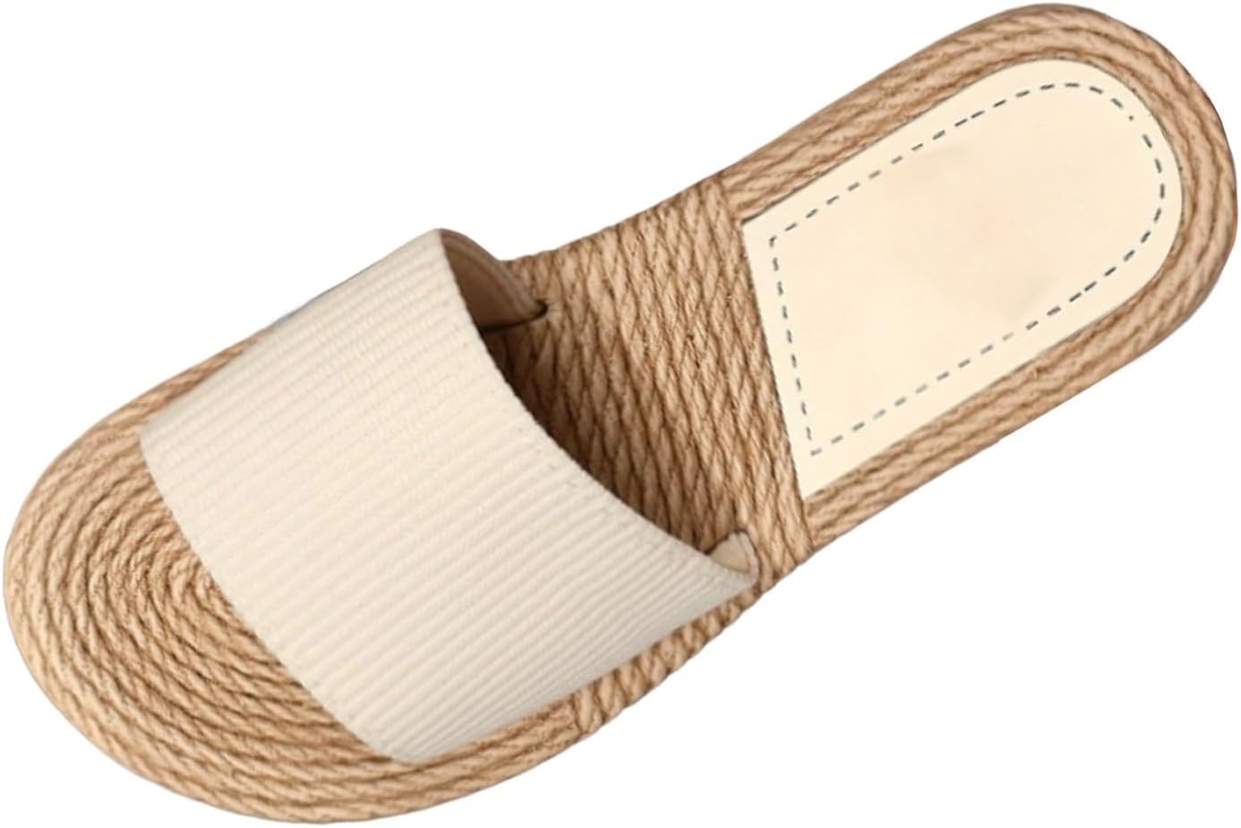 

Летние модные плоские сандалии для женщин и мужчин, с открытым носком, легкие, удобные, нескользящие Generic, белый