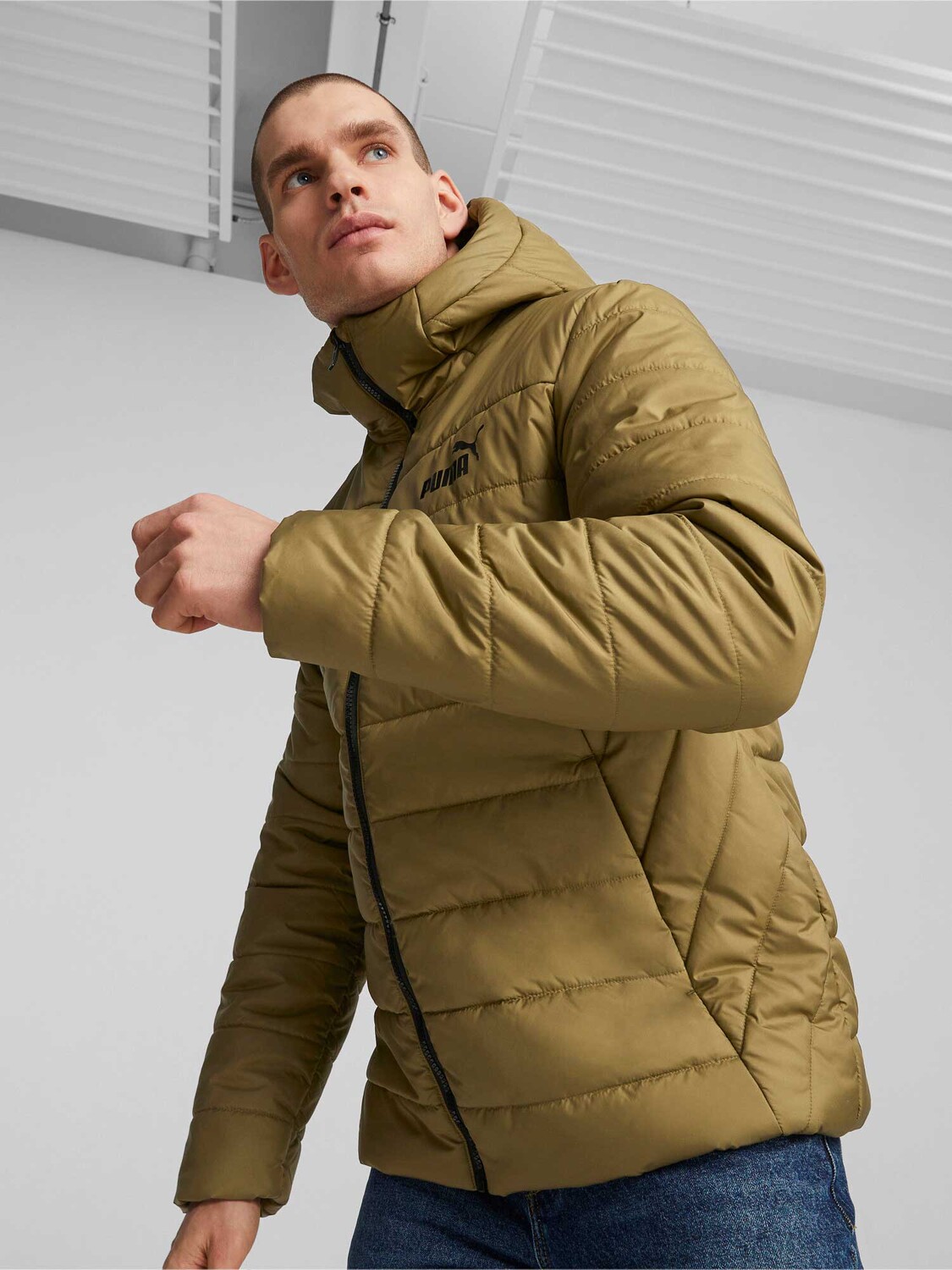 

Куртка Puma ESS Hooded Padded, коричневый