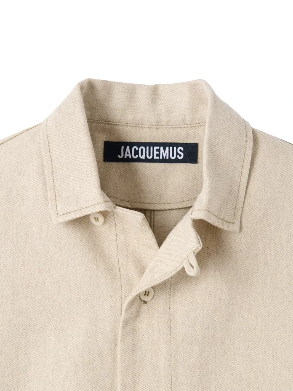 Рубашка с карманом JACQUEMUS, бежевый — фото 2