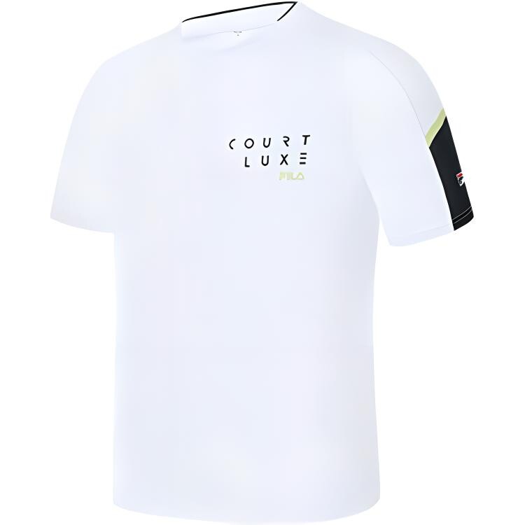 

Футболка мужская белая Fila, цвет Jade White