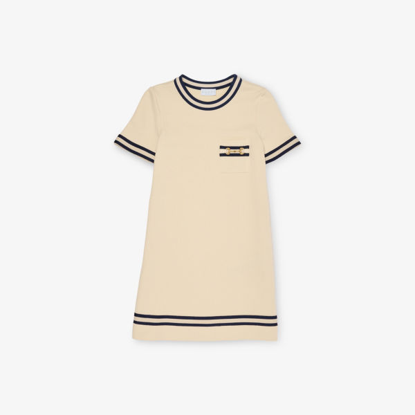 

Платье детское Gucci Horsebit из хлопкового джерси с круглым вырезом 4-12 лет, мультиколор