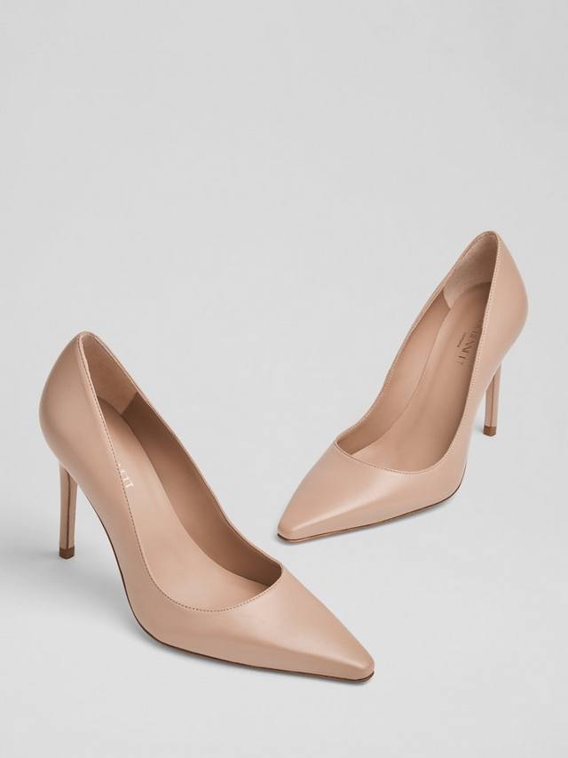 Туфли-лодочки с заостренным носком Fern L.K.Bennett, Beige — фото 4